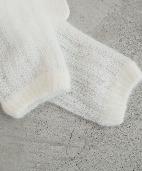 l'atelier du savon（アトリエドサボン）の「ゆるゆるソックス（ソックス/靴下・レディース・ピンク/ホワイト・FREE）」の15枚目の写真