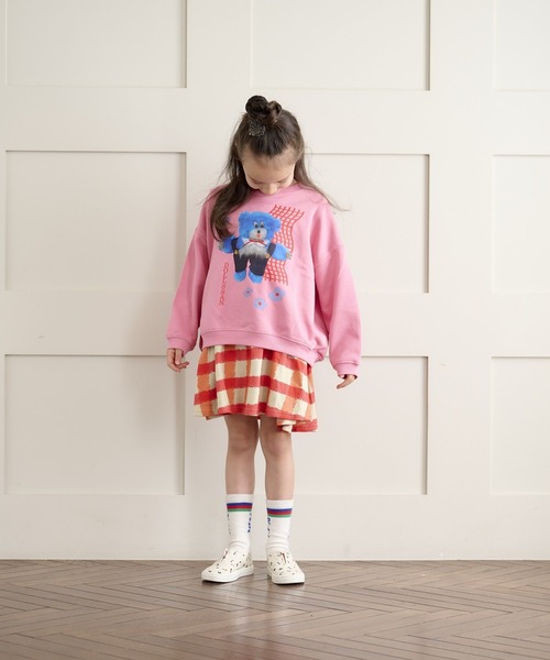 MARKEY'S(マーキーズ)の「【DOLLSSAN/ドールズサン】別注ぬいぐるみトレーナー(80~130cm)(スウェット・キッズ・グレー/ピンク/オフホワイト・130/100/110/80/120/90)」の10枚目の写真