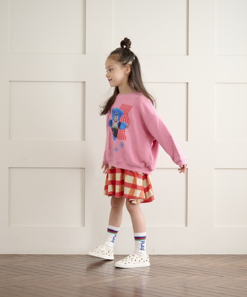 MARKEY'S(マーキーズ)の「【DOLLSSAN/ドールズサン】別注ぬいぐるみトレーナー(80~130cm)(スウェット・キッズ・グレー/ピンク/オフホワイト・130/100/110/80/120/90)」の12枚目の写真