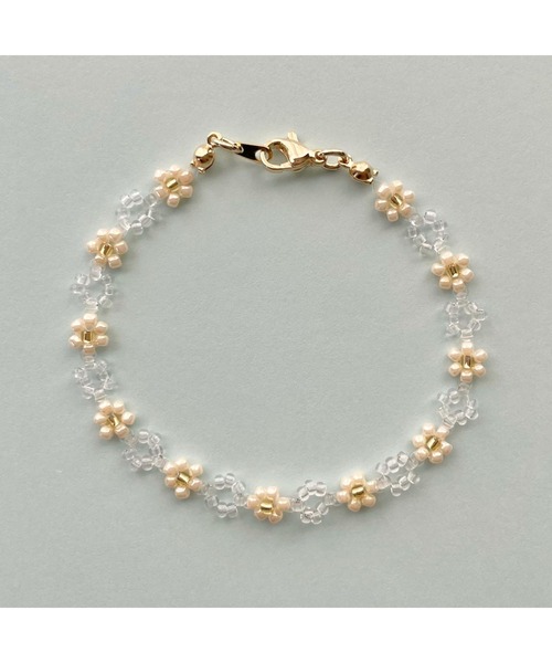 tone（トーン）の「【tanmen】フラワーブレスレット(MA)（ブレスレット・レディース・シルバー/ゴールド・FREE）」の2枚目の写真