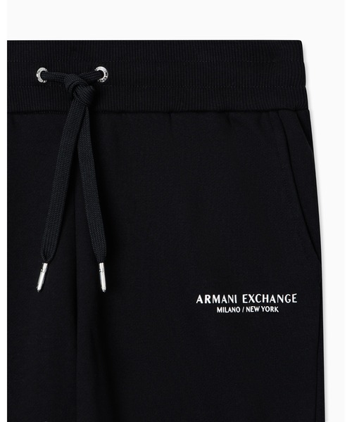 ARMANI EXCHANGE(アルマーニエクスチェンジ)の「【A|X アルマーニ エクスチェンジ】ロゴ付きスウェットジョガーパンツ(スウェットパンツ・レディース・ブラック・SMALL/LARGE/MEDIUM/X-SMALL)」の6枚目の写真