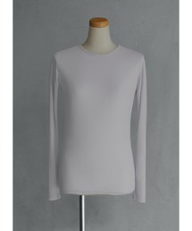 【シルキーシアー】インナークルーネックトップス