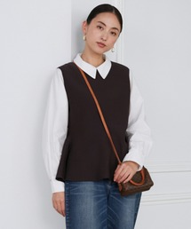 Luftrobe | 衿付きドッキングニット(シャツ/ブラウス)