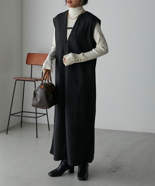 Anss.me（アンスミー）の「【Anss.me】ニットメルトンキーネック