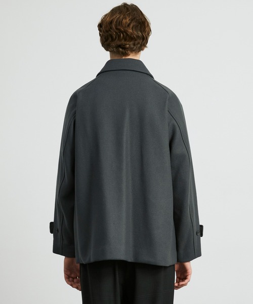 セール】撥水SUPER140's 2WAYトレンチブルゾン｜2WAY仕様 / 保温 / 撥