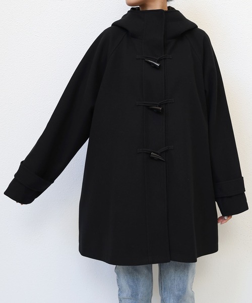 セール】ニットモッサミドル丈ダッフルコート（ダッフルコート