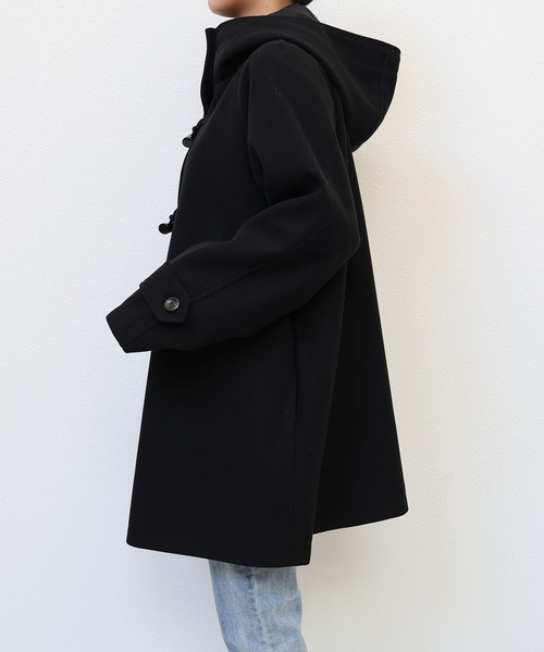 GADID ANONIEM ダッフルコート 黒 TEDDY GADID ANONIEM ダッフルコート 黒 TEDDY