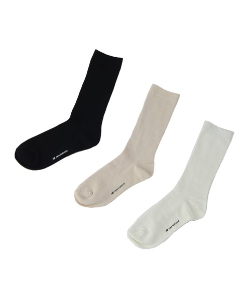 NEW BALANCE（ニューバランス）の「リブ ミッドカフ 3Pソックス（ソックス/靴下・メンズ・その他2/その他・MEDIUM/LARGE）」の3枚目の写真