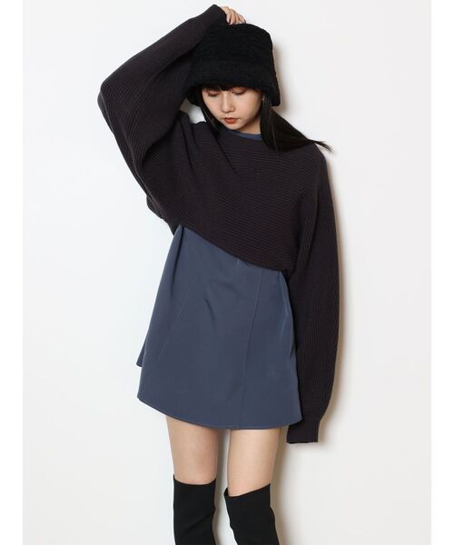 MURUA(ムルーア)の「ボア×フェイクムートンリバーシブルバケットハット(ハット・レディース・ブラック/アイボリー・FREE)」の8枚目の写真