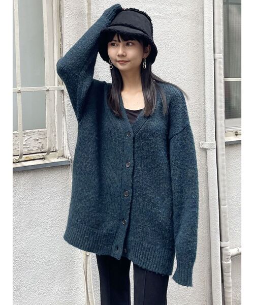 MURUA(ムルーア)の「ボア×フェイクムートンリバーシブルバケットハット(ハット・レディース・ブラック/アイボリー・FREE)」の14枚目の写真