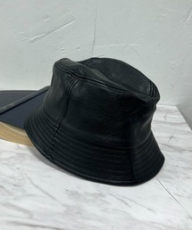 【KOREAN ITEM】フェイクレザーバケットハット