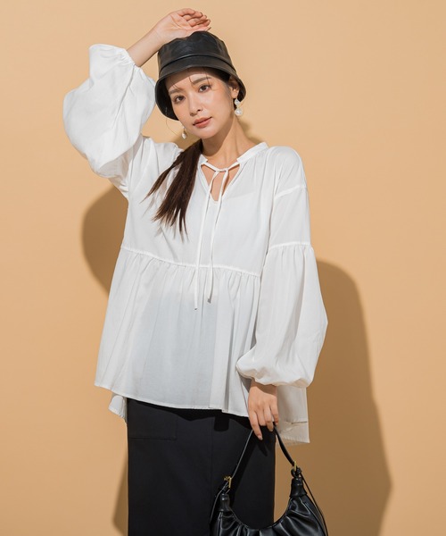 VICKY（ビッキー）の「【KOREAN ITEM】フェイクレザーバケットハット（ハット・レディース・ブラック・FREE）」の7枚目の写真