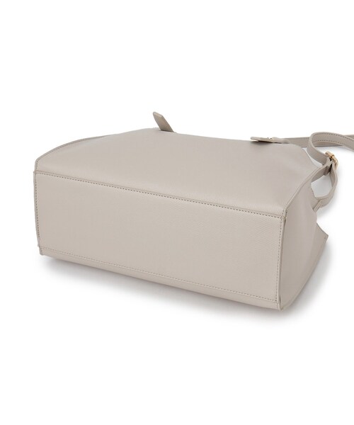 SHOO・LA・RUE（シューラルー）の「◆【セレモニー】センターポケットトートバッグ（トートバッグ・レディース・グレー/アイボリー/ブラック・00）」の8枚目の写真