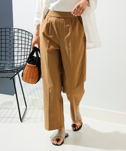 B:MING by BEAMS(ビーミングバイビームス)の「【6色展開】B:MING by BEAMS / スタイルフリー ワイド パンツ 24SS(スラックス・レディース・ピンク/ネイビー/オフホワイト/ブラック/ブラウン系その他/ブルー系その他2・SMALL/MEDIUM/LARGE)」の4枚目の写真