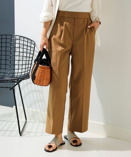 B:MING by BEAMS(ビーミングバイビームス)の「【6色展開】B:MING by BEAMS / スタイルフリー ワイド パンツ 24SS(スラックス・レディース・ピンク/ネイビー/オフホワイト/ブラック/ブラウン系その他/ブルー系その他2・SMALL/MEDIUM/LARGE)」の12枚目の写真