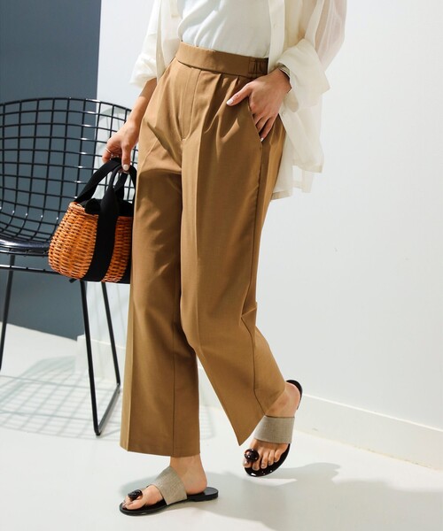 B:MING by BEAMS(ビーミングバイビームス)の「【6色展開】B:MING by BEAMS / スタイルフリー ワイド パンツ 24SS(スラックス・レディース・ピンク/ネイビー/オフホワイト/ブラック/ブラウン系その他/ブルー系その他2・SMALL/MEDIUM/LARGE)」の13枚目の写真