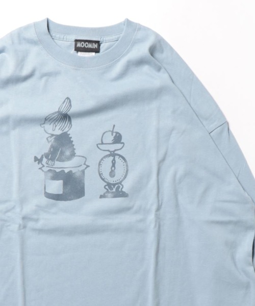 MOOMIN(ムーミン)の「MOOMIN / ムーミン ビッグ ロンT ロングTシャツ WNI(Tシャツ/カットソー・レディース・グリーン/ホワイト/ブルー/グレー/ネイビー/ベージュ/チャコール/パープル・FREE)」の7枚目の写真