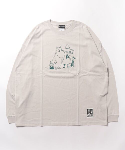MOOMIN(ムーミン)の「MOOMIN / ムーミン ビッグ ロンT ロングTシャツ WNI(Tシャツ/カットソー・レディース・グリーン/ホワイト/ブルー/グレー/ネイビー/ベージュ/チャコール/パープル・FREE)」の11枚目の写真