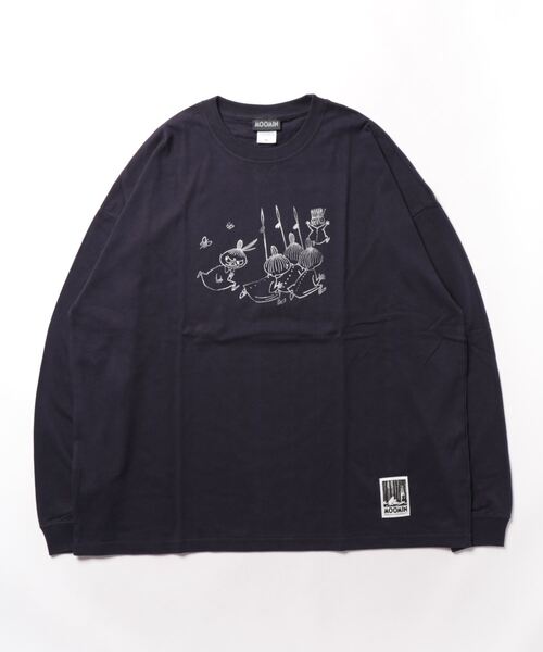 MOOMIN(ムーミン)の「MOOMIN / ムーミン ビッグ ロンT ロングTシャツ WNI(Tシャツ/カットソー・レディース・グリーン/ホワイト/ブルー/グレー/ネイビー/ベージュ/チャコール/パープル・FREE)」の13枚目の写真