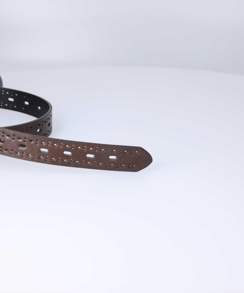 Right-on(ライトオン)の「30タテパンチングベルト(ベルト・レディース・ブラウン/ブラック・フリー)」の15枚目の写真