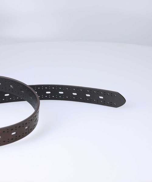Right-on(ライトオン)の「30タテパンチングベルト(ベルト・レディース・ブラウン/ブラック・フリー)」の14枚目の写真