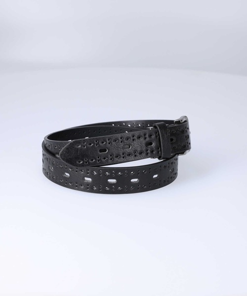 Right-on(ライトオン)の「30タテパンチングベルト(ベルト・レディース・ブラウン/ブラック・フリー)」の10枚目の写真