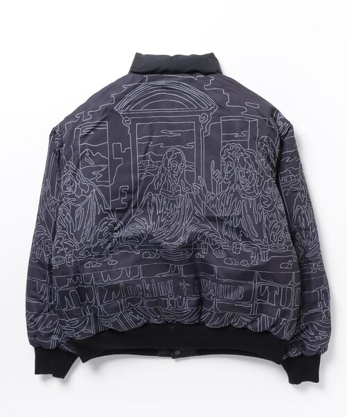 FUCKING AWESOME（ファッキングオーサム）の「FUCKING AWESOME / ファッキンオーサム：Refflective Varsity Puffer：FA-RVP[NOA]（ダウンジャケット/コート・メンズ・ブラック系その他・L）」の5枚目の写真