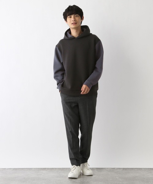 GLOBAL WORK(グローバルワーク)の「ライトクッションパーカー/キリカエ/982526(パーカー・メンズ・ブラック/ライトブルー/グレー・X-LARGE/MEDIUM/LARGE/SMALL)」の4枚目の写真