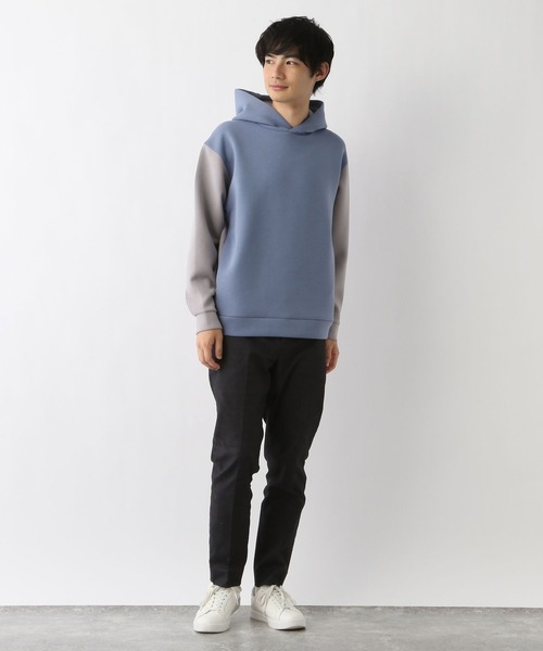 GLOBAL WORK(グローバルワーク)の「ライトクッションパーカー/キリカエ/982526(パーカー・メンズ・ブラック/ライトブルー/グレー・X-LARGE/MEDIUM/LARGE/SMALL)」の14枚目の写真