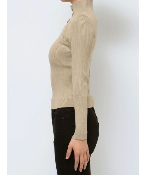 MURUA(ムルーア)の「フロントボタンタイトニット(ニット/セーター・レディース・ブラック/ベージュ/ピンク・FREE)」の18枚目の写真