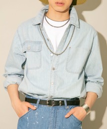 【DENIM DELIGHT DAYS】デニムタックボタンシャツ