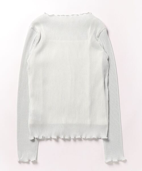 archives（アルシーヴ）の「プリーツラメシアーTOPS（Tシャツ/カットソー・レディース・グリーン系その他/ブラック/ピンク/シルバーグレー・MEDIUM）」の13枚目の写真