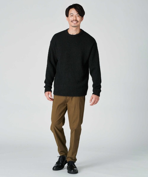 BACK NUMBER(バックナンバー)の「【BACK NUMBER】シャギーニットクルーネックレイヤード(ニット/セーター・メンズ・レッド/ブラック/ブラウン・L/M/XL)」の7枚目の写真