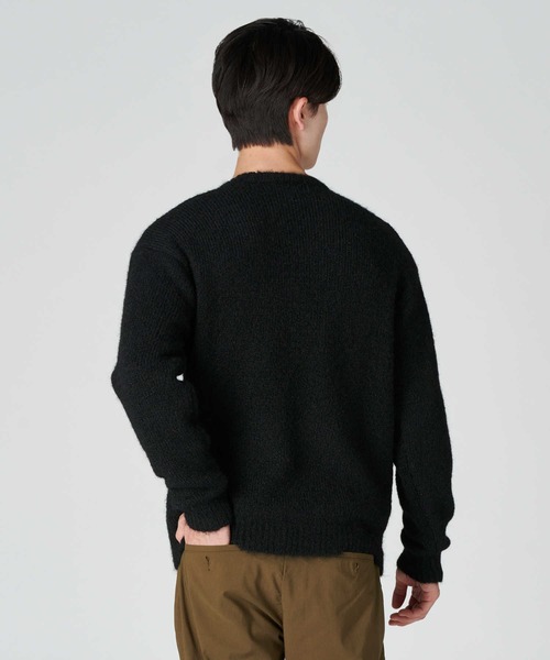 BACK NUMBER(バックナンバー)の「【BACK NUMBER】シャギーニットクルーネックレイヤード(ニット/セーター・メンズ・レッド/ブラック/ブラウン・L/M/XL)」の9枚目の写真