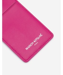 ★MAISON KITSUNE★ BOOGIE CARDHOLDER カード ホルダー ピンク PROFILE FOX ZIPPED WALLET | Maison Kitsuné