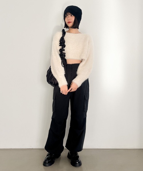 Heather（ヘザー）の「ラメフェザーアゼニット 996609（ニット