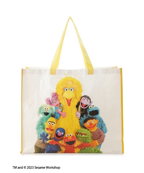SESAME STREET（セサミストリート）の「ショッピングバッグL（トートバッグ・レディース・イエロー・FREE）」の2枚目の写真