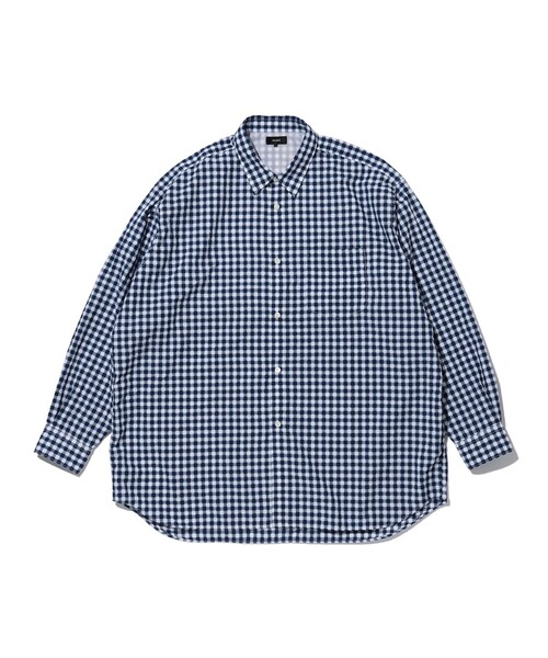 BEAMS（ビームス）の「BEAMS / テック ミニレギュラーカラー シャツ（シャツ/ブラウス・メンズ・ブルー/オリーブ・S/M/XL/L）」の18枚目の写真