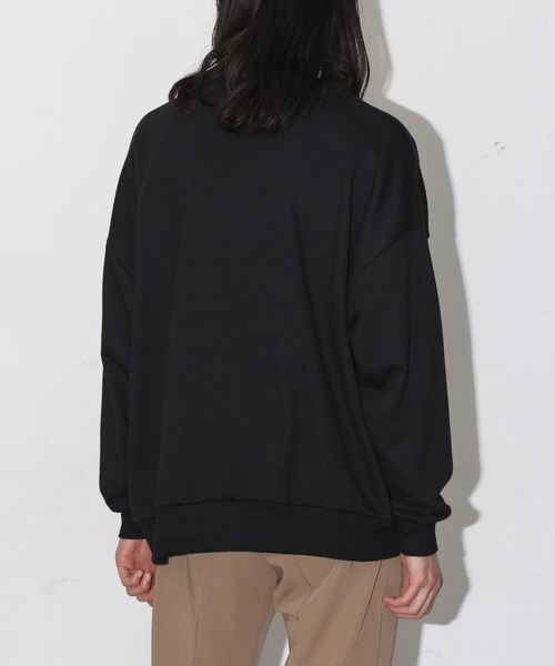 NANO universe（ナノユニバース）の「ビックシルエットクルーネックスウェット（スウェット・メンズ・ブラック/グリーン/ブルーグレー/グレー系その他4・M/L）」の20枚目の写真
