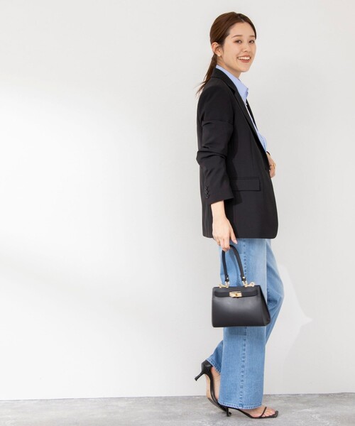 【新品】ノーリーズ ウォッシャブル トロ テーラードジャケット きれいめ 黒 NOLLEY'S Sophi（ノーリーズソフィ）の「《セットアップ対応