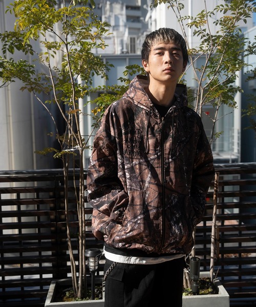 JACKROSE（ジャックローズ）の「JE-LOGO ZIP JKT（ナイロンジャケット・メンズ・ブラック/ブラウン系カモフラージュ・M/L）」の11枚目の写真