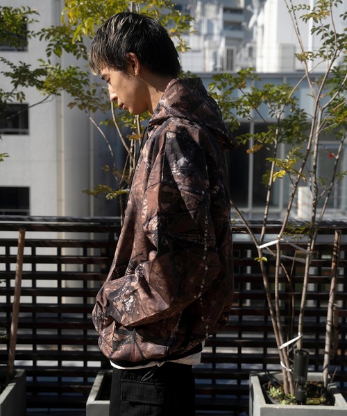 JACKROSE（ジャックローズ）の「JE-LOGO ZIP JKT（ナイロンジャケット・メンズ・ブラック/ブラウン系カモフラージュ・M/L）」の13枚目の写真