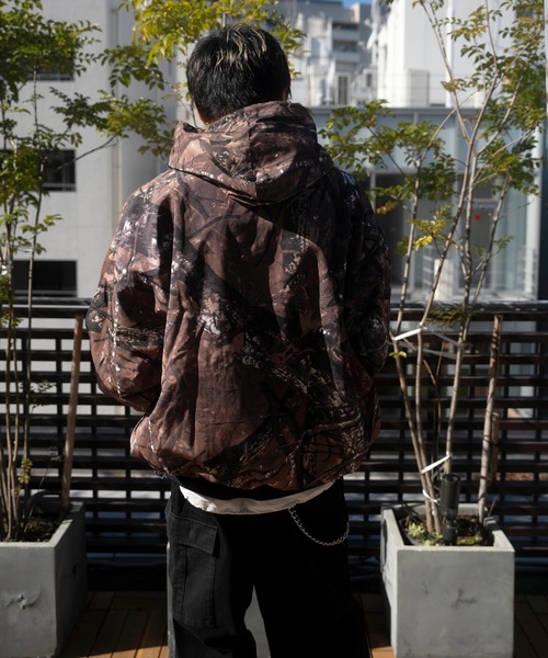 JACKROSE（ジャックローズ）の「JE-LOGO ZIP JKT（ナイロンジャケット・メンズ・ブラック/ブラウン系カモフラージュ・M/L）」の15枚目の写真