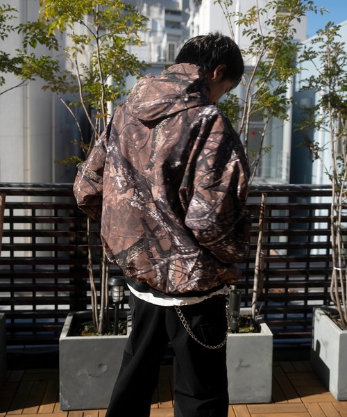 JACKROSE（ジャックローズ）の「JE-LOGO ZIP JKT（ナイロンジャケット・メンズ・ブラック/ブラウン系カモフラージュ・M/L）」の16枚目の写真