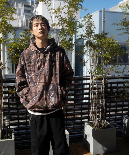 JACKROSE（ジャックローズ）の「JE-LOGO ZIP JKT（ナイロンジャケット・メンズ・ブラック/ブラウン系カモフラージュ・M/L）」の19枚目の写真