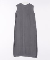 Q | 透かし柄ニットワンピース(ワンピース)