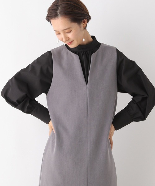 LEPSIM（レプシィム）の「【入卒式／セレモニー】ハイネックブラウス　989533（シャツ/ブラウス・レディース・ブラック/ブルー/オフホワイト・FREE）」の8枚目の写真