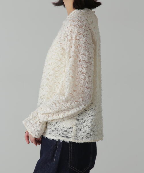 FREE'S MART(フリーズマート)の「◆レースフリルブラウス(シャツ/ブラウス・レディース・ホワイト/ブラック・FREE)」の15枚目の写真