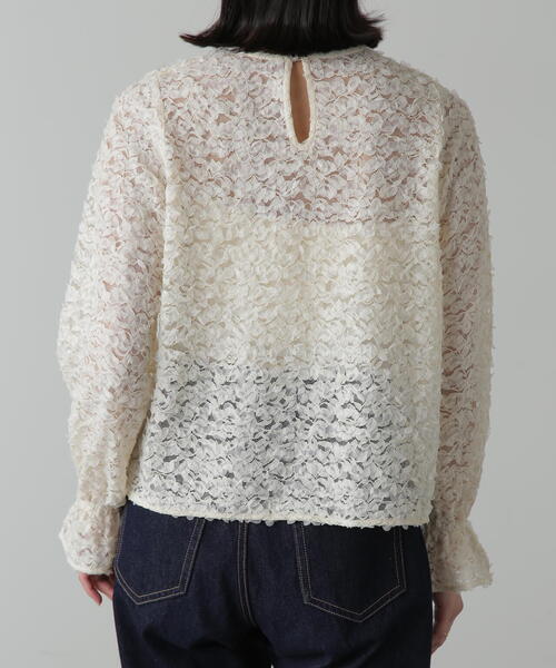 FREE'S MART(フリーズマート)の「◆レースフリルブラウス(シャツ/ブラウス・レディース・ホワイト/ブラック・FREE)」の16枚目の写真