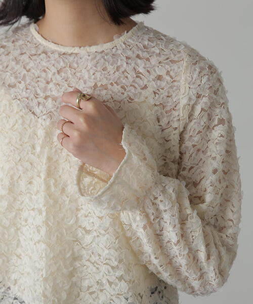 FREE'S MART(フリーズマート)の「◆レースフリルブラウス(シャツ/ブラウス・レディース・ホワイト/ブラック・FREE)」の17枚目の写真